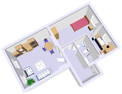 Singlewohnung praktische 2-Zimmer-Wohnung - Foto 4