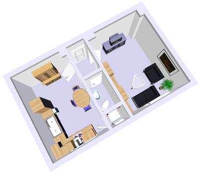 Wohnglück in FH-Nähe - praktische 1-Zi.-Single-Wohnung frisch saniert - Foto 2