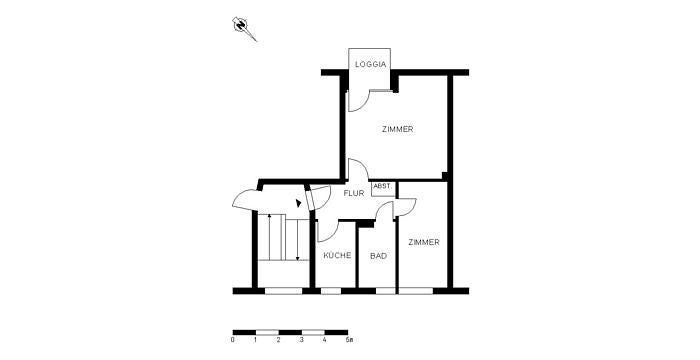 Für Singles oder Paare - Hübsche 2-Zimmer-Wohnung mit Balkon - Photo 3