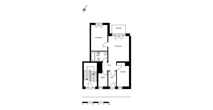 Großzügige 2-Zimmer-Wohnung mit Balkon - Photo 2