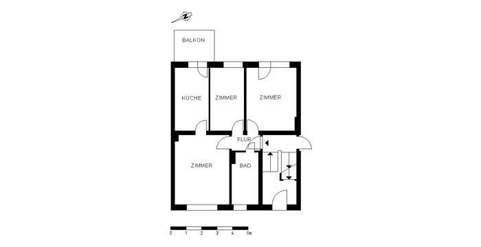 Schöne 3-Zimmer-Wohnung in Gröpelingen - Foto 4