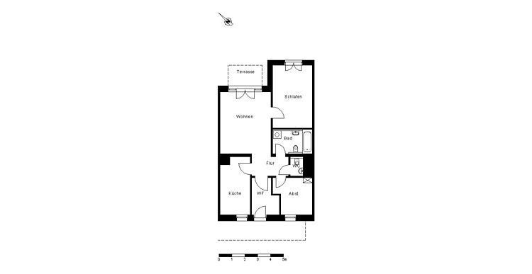 Gepflegte 2,5-Zimmer-Wohnung mit Terrasse - Photo 4