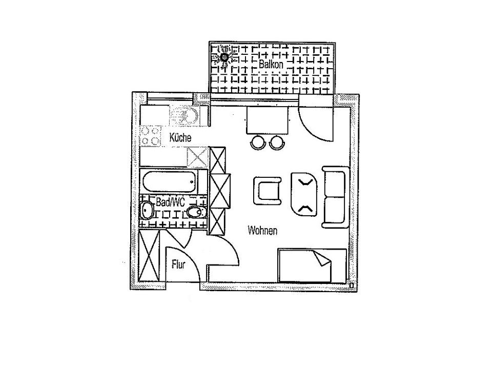 Anmietung im Oktober 2026: Single für 1-Zimmer-Appartment mit Terrasse gesucht! - Foto 4