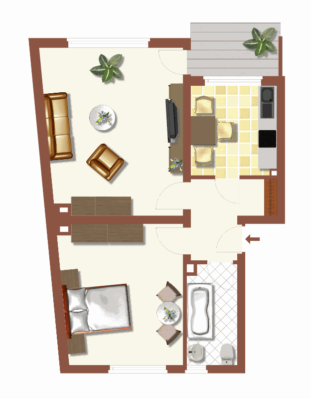 Komm nach Heiligenhaus: renovierte 2-Zi.-Whg. mit Duschbad und sonnigem Balkon, Ab sofort! - Foto 3