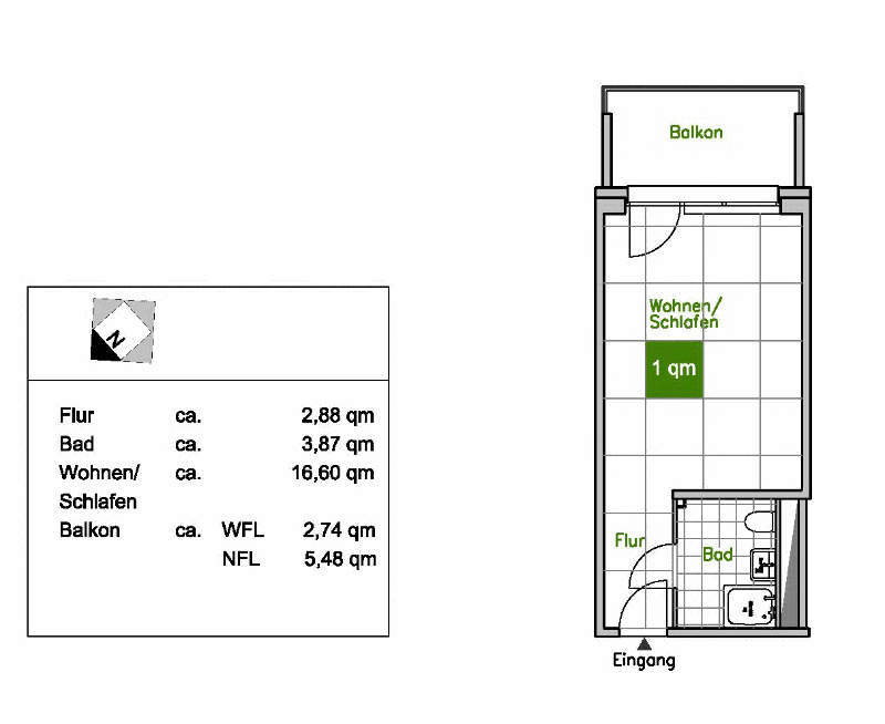 Azubis-und Studenten aufgepasst! Kleine, aber feine Singlewohnung - Photo 2