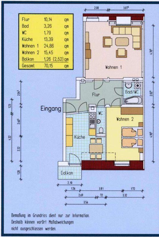 Wohn(t)raum: interessante 2-Zimmer-Wohnung - Foto 3