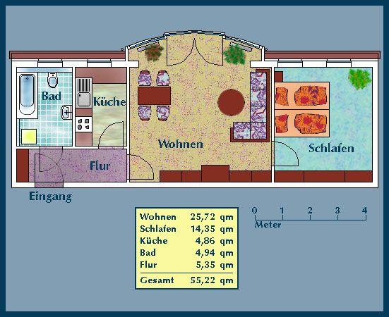 Erstbezug nach Sanierung: altersgerechte 2-Zimmer-Wohnung mit Aufzug - Photo 2