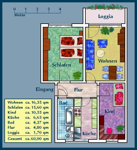 Mitten drin! Günstig geschnittene 3-Zi.-Wohnung - Photo 2