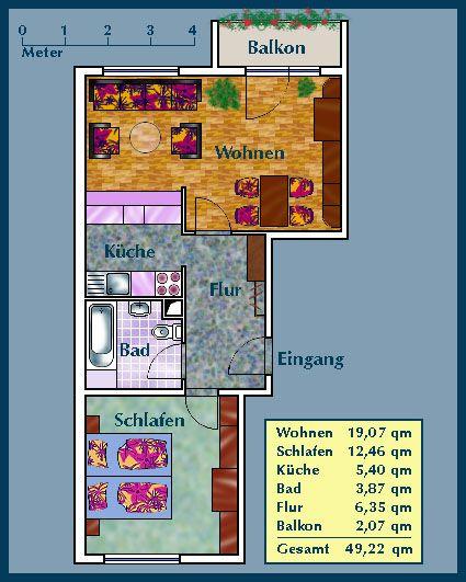 Erstbezug nach Sanierung: individuelle 2-Zimmer-Wohnung mit Balkon in Johannstadt - Foto 2