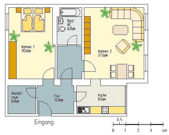 Hier ist viel Platz für Euch - 2 Raum-Wohnung zu mieten - Foto 2