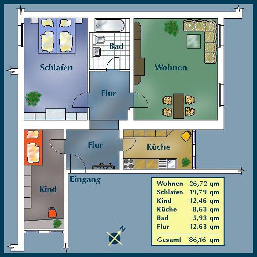 3-Zimmer-Wohnung sucht neue Familie - Foto 2