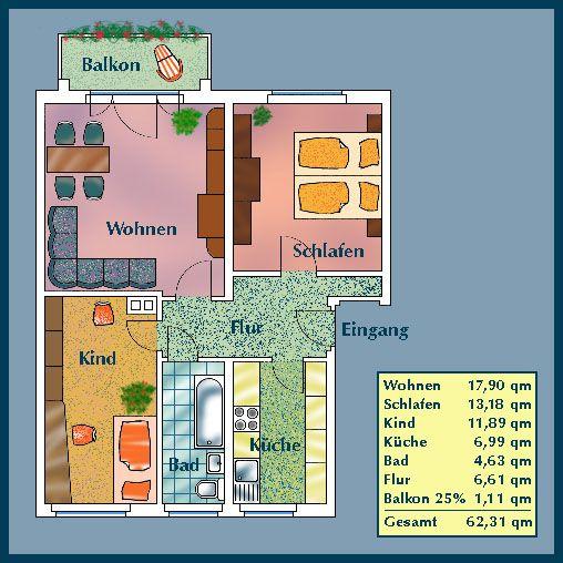 Mitten drin statt nur dabei: interessante 3-Zimmer-Wohnung - Foto 3
