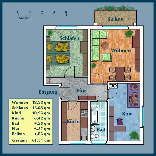 Smarter Wohnen: günstige 3-Zimmer-Wohnung - Foto 3