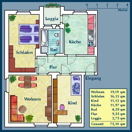 Gelegenheit: geräumige 3-Zimmer-Wohnung - Foto 2