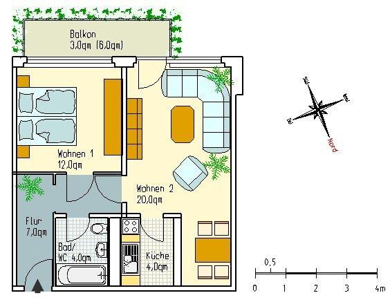 2-Zimmer-Wohnung mit Balkon und toller Sicht! - Photo 2