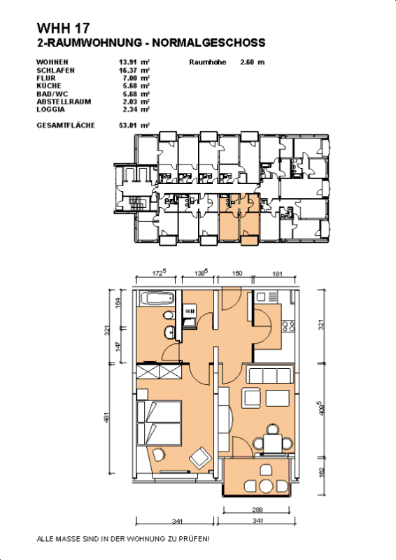 Bezugsfertige Wohnung für Studenten/Azubis/Wohngemeinschaften - Foto 2