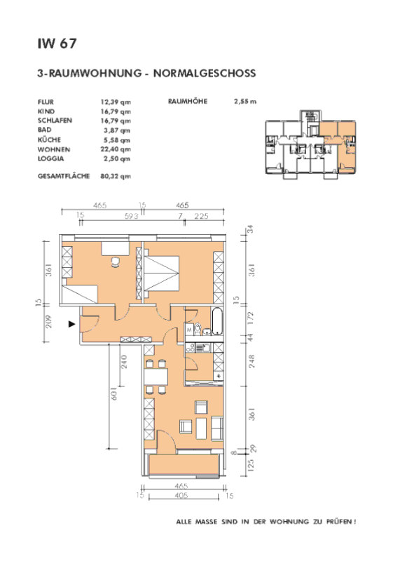 Nachmieter gesucht für eine 3 Raumwohnung mit Balkon und zentrumsnah - Photo 3