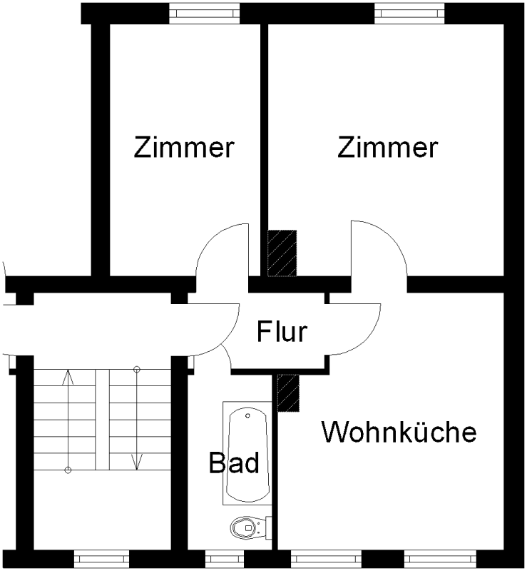 Schicke 2-Zimmer-Wohnung im Grevenbroicher Zentrum - Foto 1