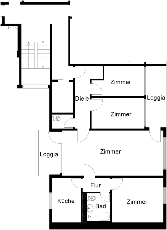 4-Zimmer-Wohnung mit Aufzug, neuem Bad und Balkon - Foto 5