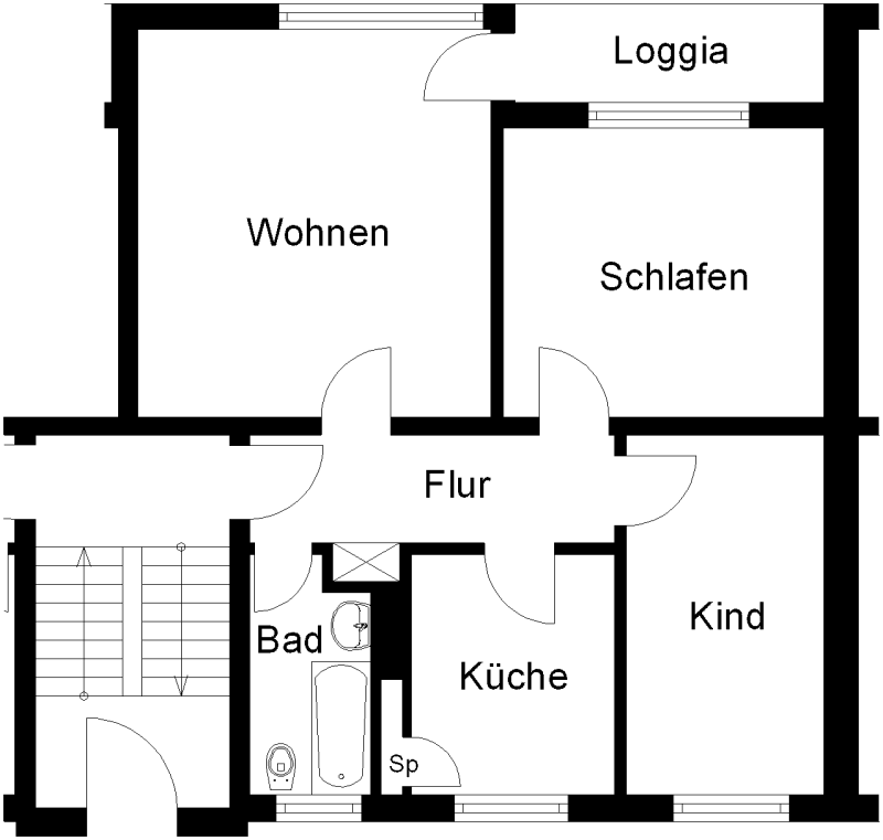 Gemütliche Wohnung mit Balkon in ruhiger Nebenstraße - Photo 3