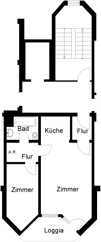 Attraktiv! Praktische 1,5-Zimmer-Single-Wohnung - Photo 3