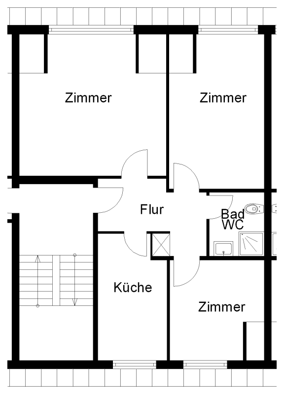 Charmante Dachgeschoss Wohnung wartet auf Sie! - Foto 4