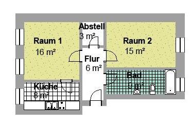 Wohnraum mit angrenzender Küche! - Photo 2