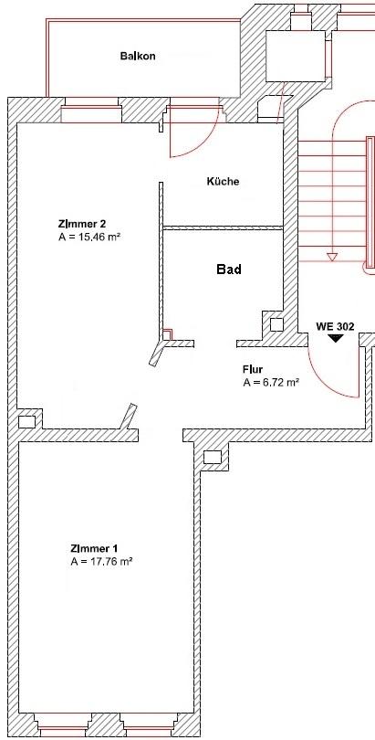 Das Glück hat ein Zuhause: individuelle 2-Zimmer-Wohnung - Photo 1