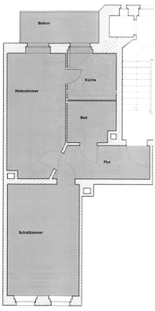 Singles aufgepasst: Zwei-Zimmer-Wohnung mit Balkon und Einbauküche - Foto 1
