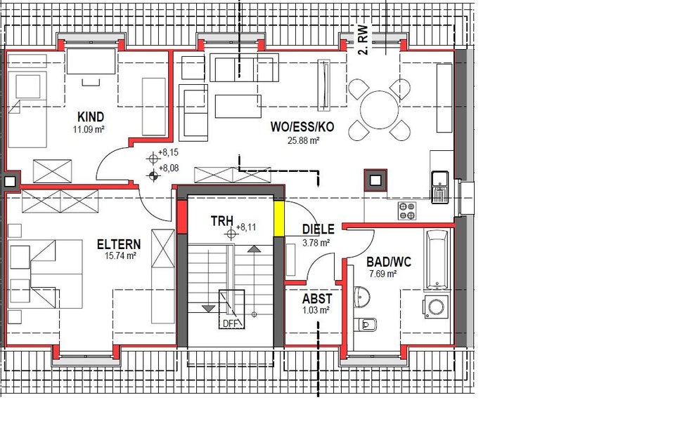 Leben in Laim: ausgebaute 3-Zimmer-Dachgeschoss-Wohnung - Photo 2