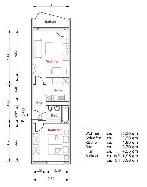 2-Zimmer-Wohnung am Zoopark! - Foto 3