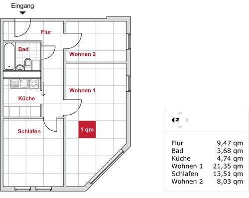 Neue Wohnung, neues Glück! Praktische 3-Zimmer-Wohnung in Toplage - Foto 3