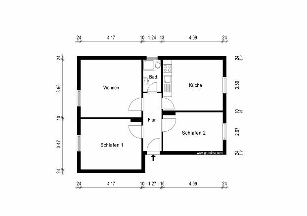 Frisch renovierte 3-Zimmer-Wohnung in ruhiger Lage! - Foto 1