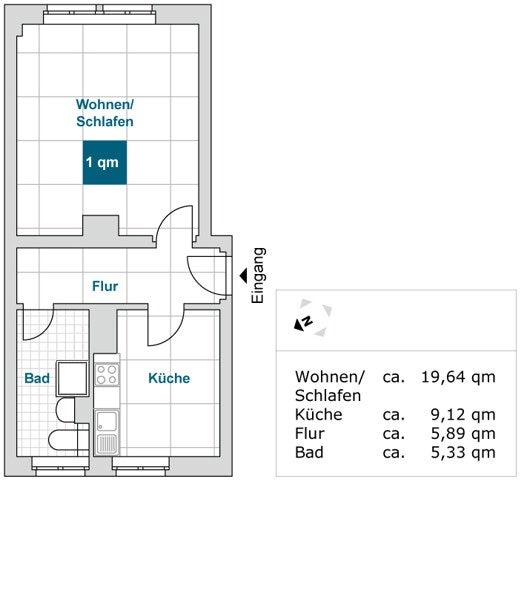 Wir sanieren diese 1-Zimmer-Citywohnung - jetzt zugreifen - Photo 3
