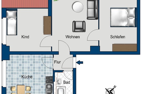 تصویر Wohnung bei Deutsche Wohnen