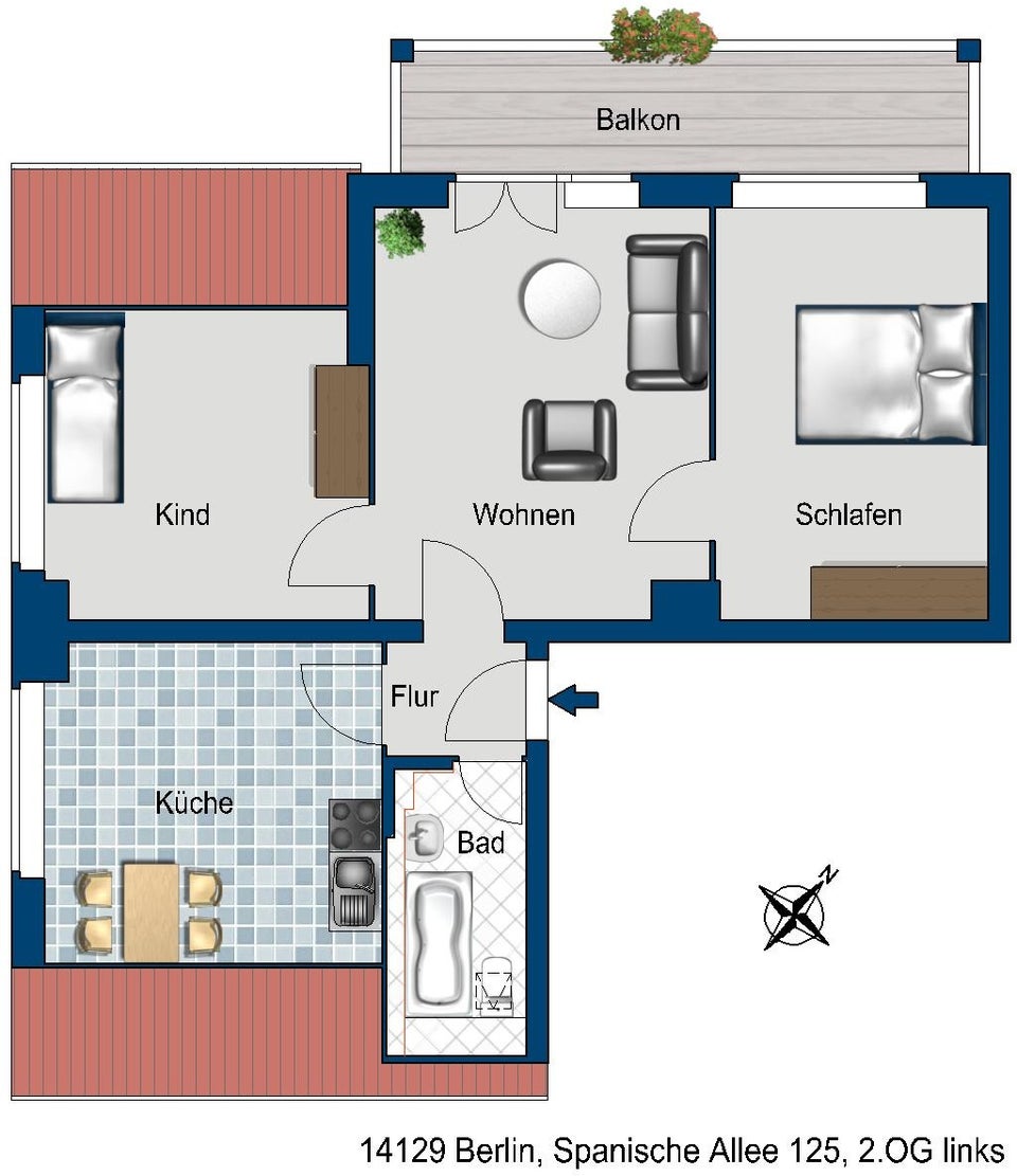 تصویر Wohnung bei Deutsche Wohnen