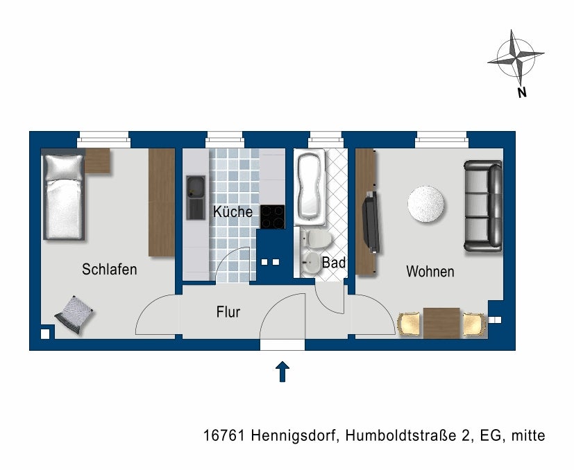 2 Zimmer im Grünen - Foto 4