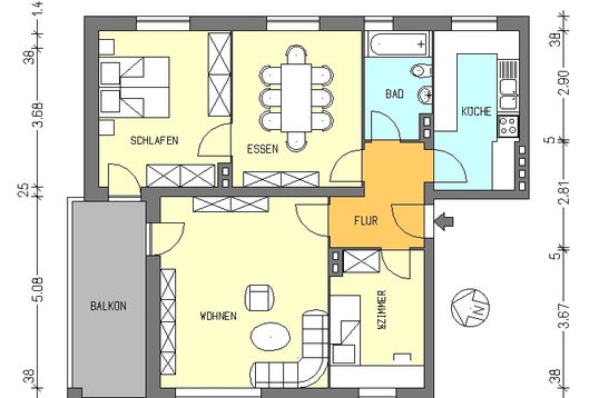 تصویر Wohnung bei Deutsche Wohnen · Buschkrugallee 177, 12359 Berlin
