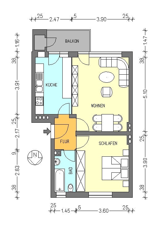 تصویر Wohnung bei Deutsche Wohnen · Parchimer Allee 20, 12359 Berlin