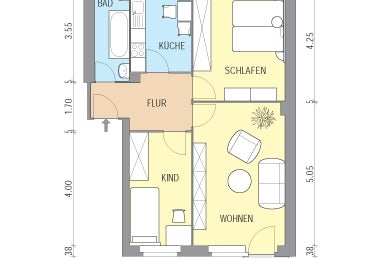 تصویر Wohnung bei Deutsche Wohnen
