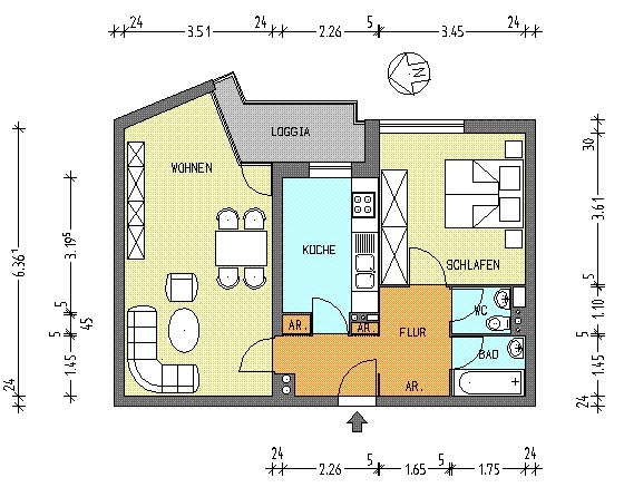 تصویر Wohnung bei Deutsche Wohnen