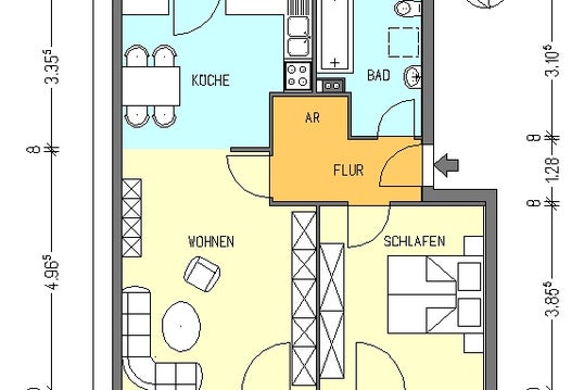 تصویر Wohnung bei Deutsche Wohnen · Dardanellenweg 31B, 12109 Berlin