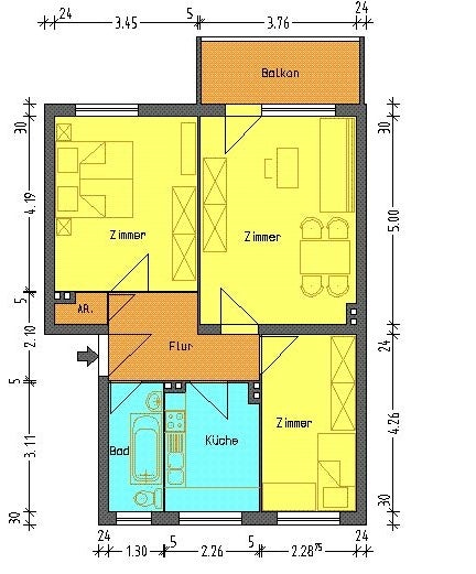 تصویر Wohnung bei Deutsche Wohnen