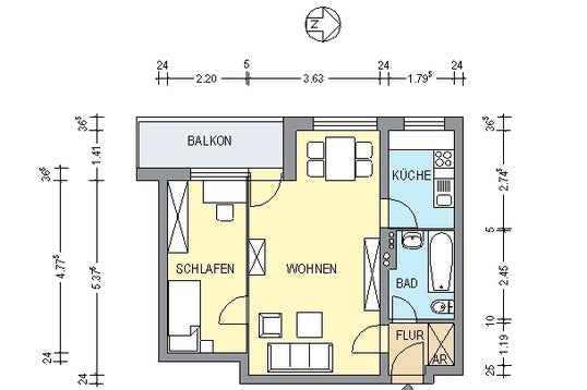 تصویر Wohnung bei Deutsche Wohnen