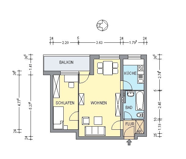 تصویر Wohnung bei Deutsche Wohnen