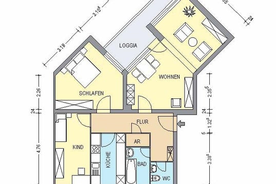 تصویر Wohnung bei Deutsche Wohnen