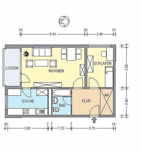 تصویر Wohnung bei Deutsche Wohnen