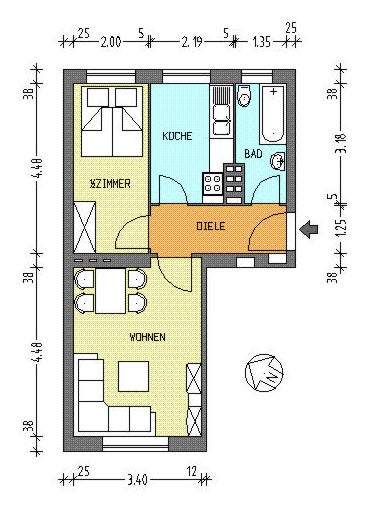 تصویر Wohnung bei Deutsche Wohnen