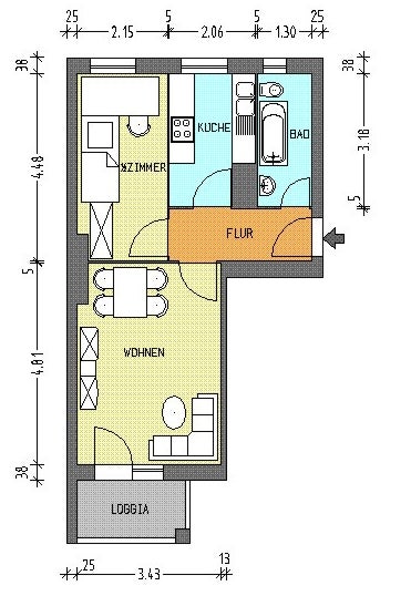 تصویر Wohnung bei Deutsche Wohnen · Sundgauer Str. 105S, 14169 Berlin (2)