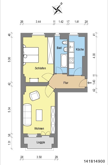 تصویر Wohnung bei Deutsche Wohnen · Siegfriedstr. 38, 12051 Berlin